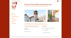 Desktop Screenshot of grafschafter-implantatzentrum.de